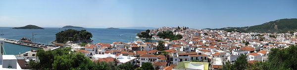 Skiathos Town seen from above